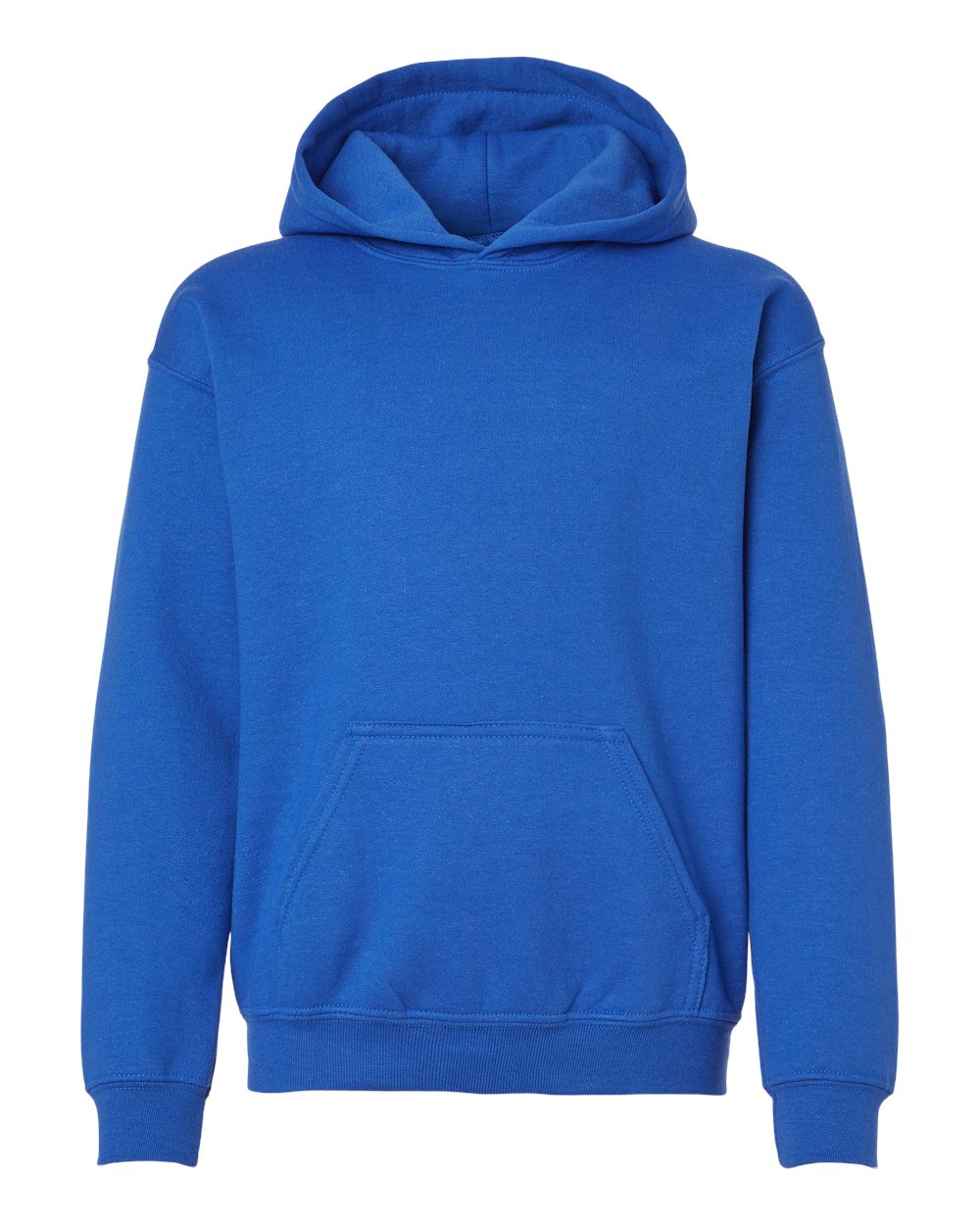 Custom Gildan 18500B Youth Hoodies blank garment in Royal