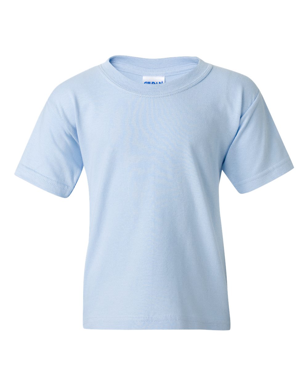 Custom Gildan 5000B Youth T-Shirt blank garment in Light Blue