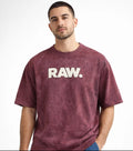 RAW Signature Acid-Wash Oversized T-Shirt