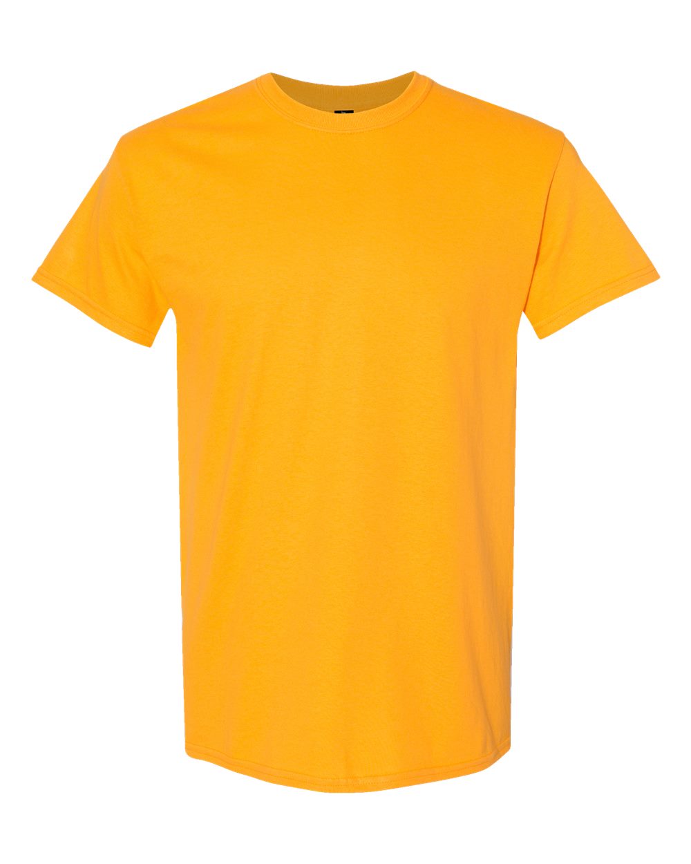 Custom Gildan 5000 T-Shirt blank garment in Gold