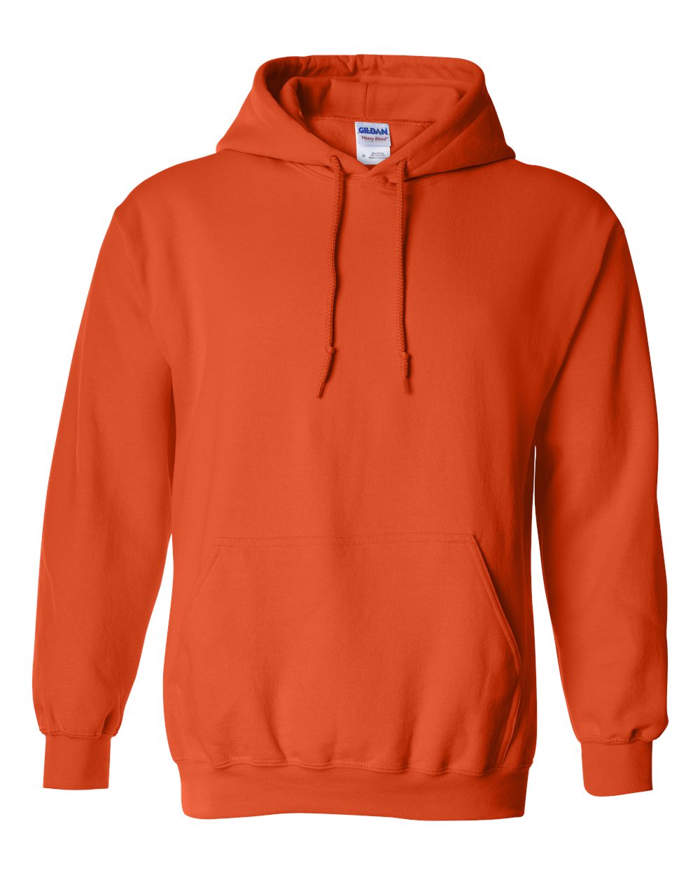 Custom Gildan 18500 Hoodies blank garment in Orange