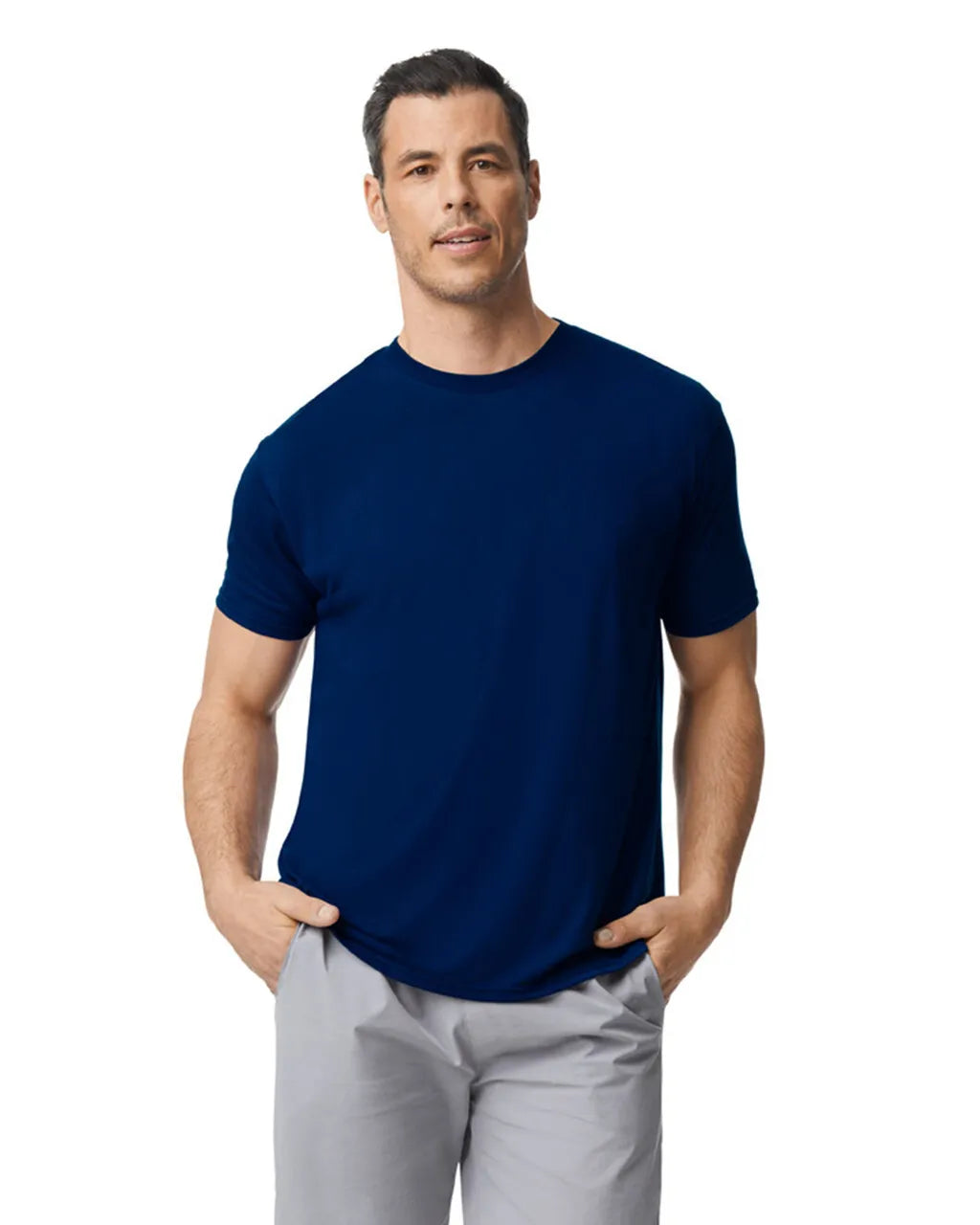 Custom Gildan 42000 - Adult Performance T-Shirt blank garment in Navy
