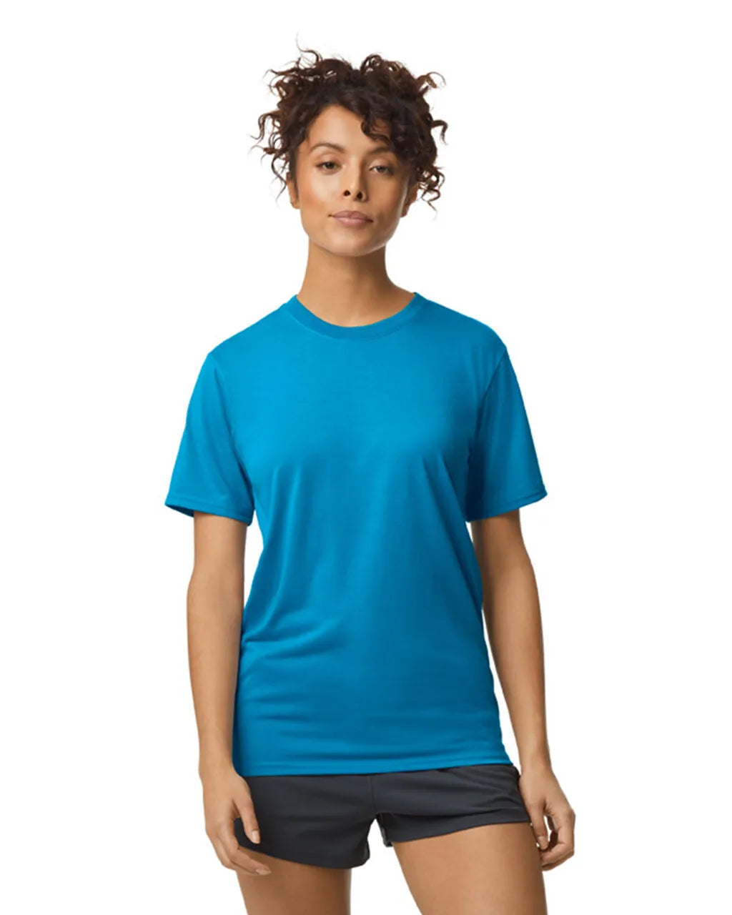 Custom Gildan 42000 - Adult Performance T-Shirt blank garment in Sapphire