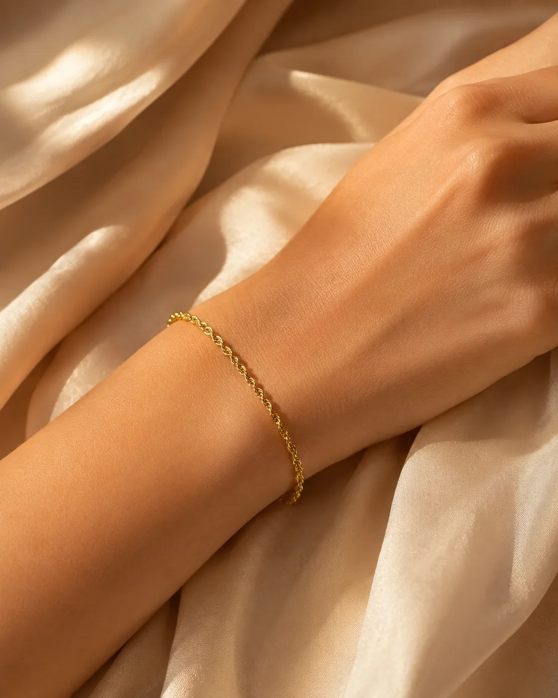 Golden Rope Chain Bracelet - image 2
