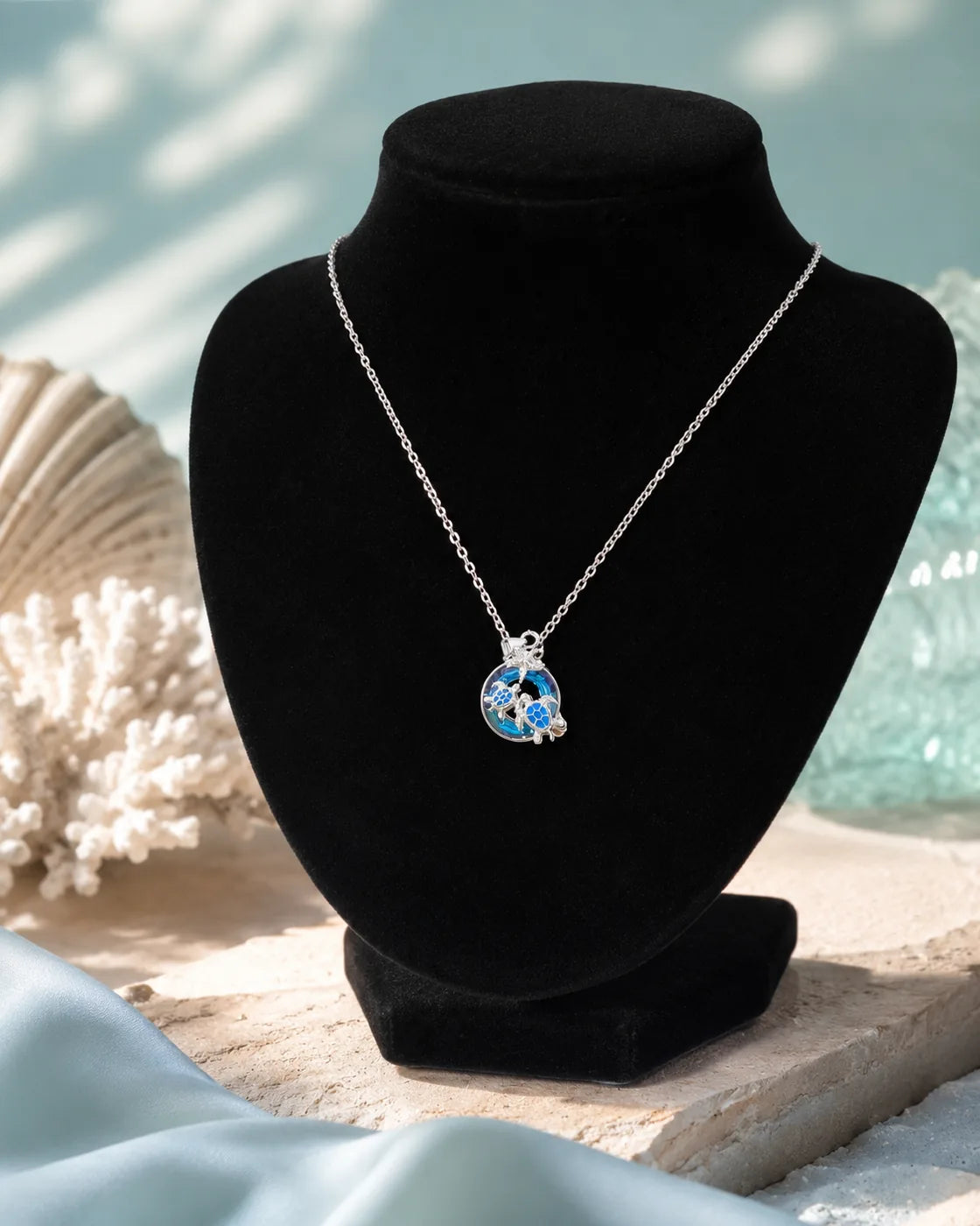 Ocean Turtle Pendant Necklace - image 3