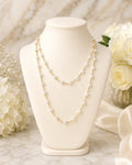 Luxe Pearl Drape Necklace
