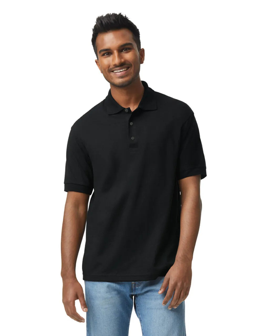 Custom Gildan 8800 - Polo T-Shirt blank garment in Black