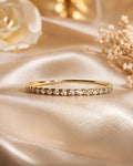 Braided Brilliance Crystal Bangle