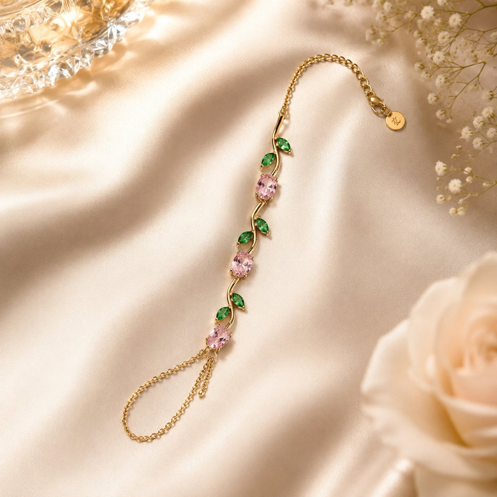 Garden Vine Floral Hand Chain