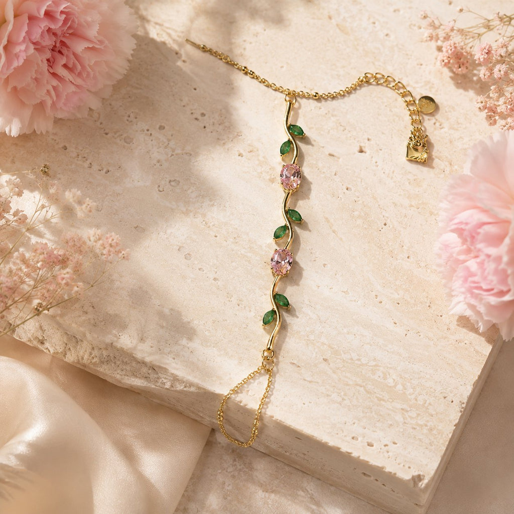 Garden Vine Floral Hand Chain