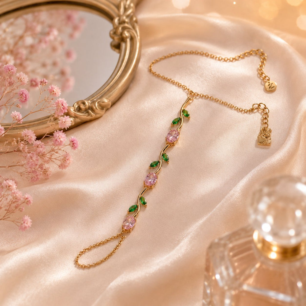 Garden Vine Floral Hand Chain
