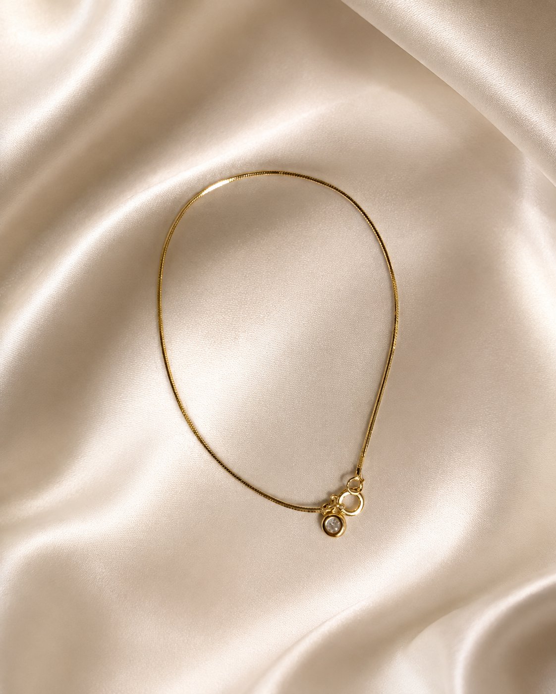 Minimal Gold Snake-Chain Bracelet