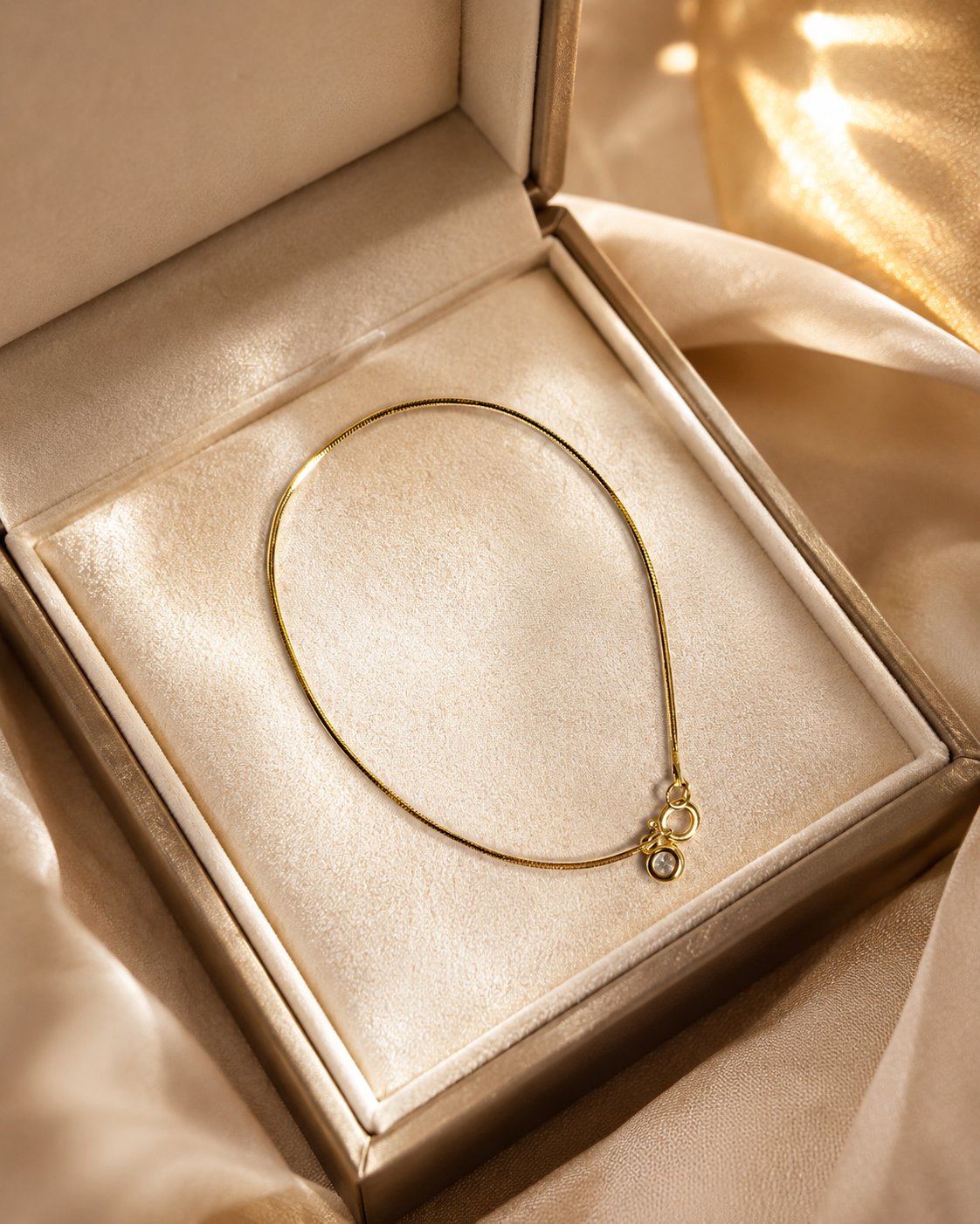 Minimal Gold Snake-Chain Bracelet
