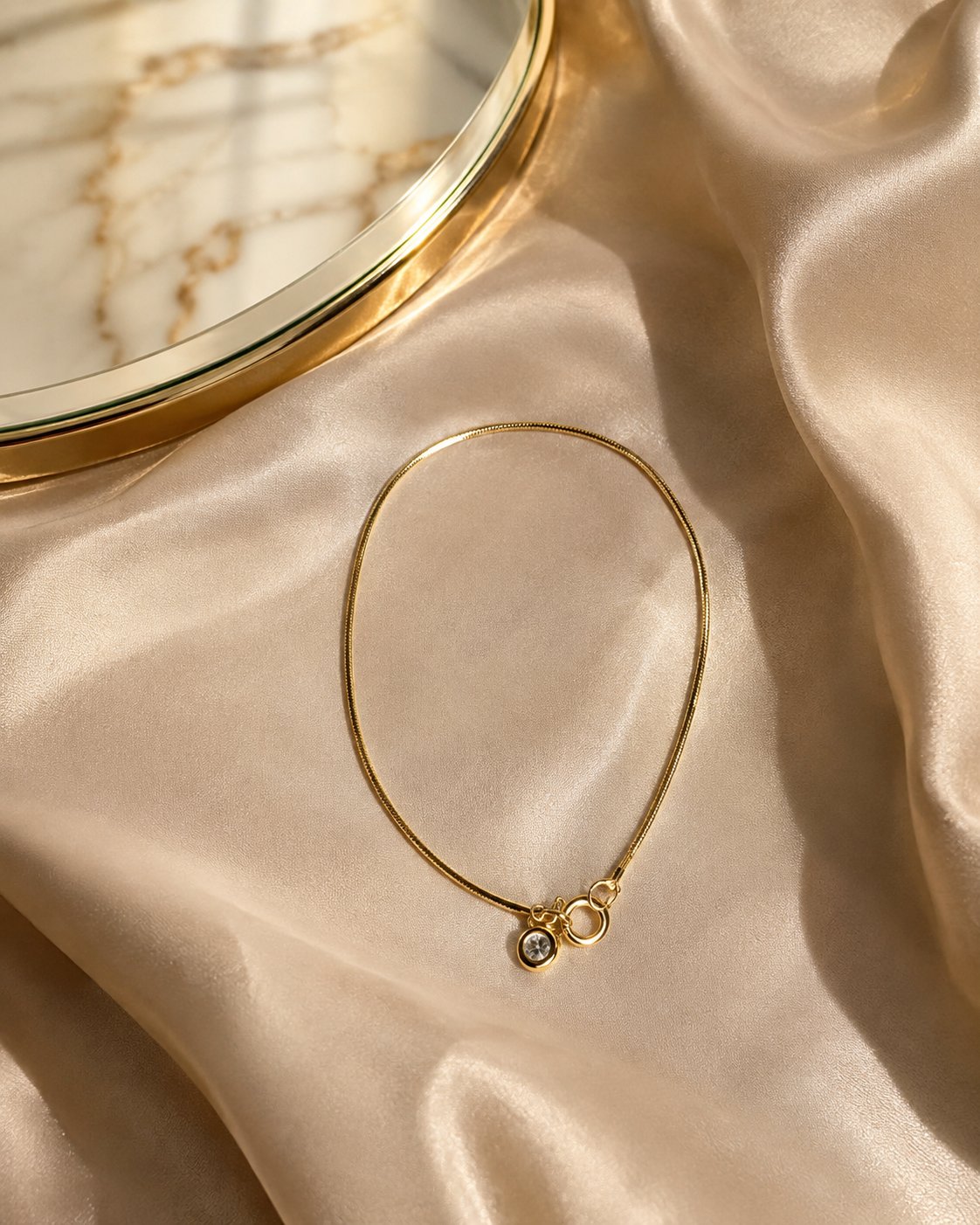 Minimal Gold Snake-Chain Bracelet