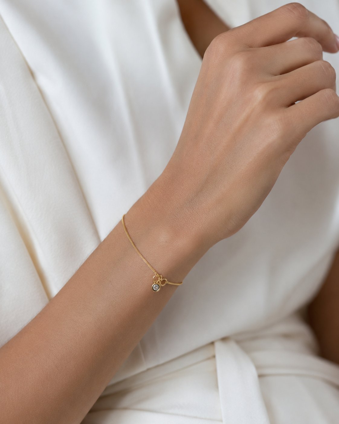 Minimal Gold Snake-Chain Bracelet