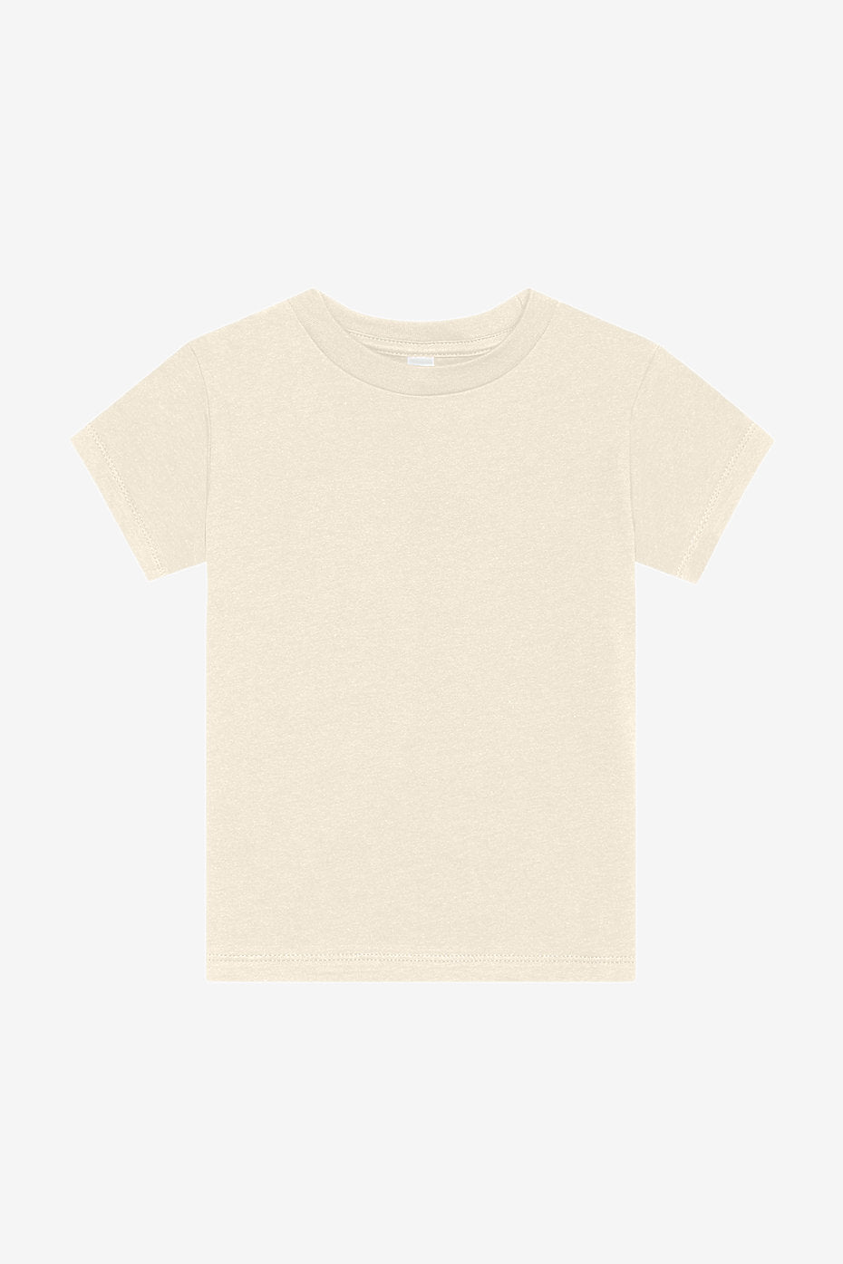 Custom Bella Canvas 3001T Toddler T-Shirt blank garment in Natural