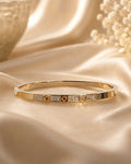 Petite Blossom Crystal Bar Bangle