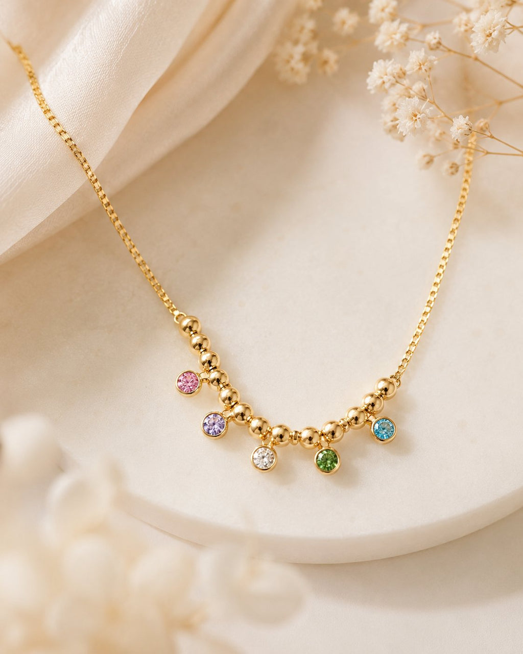 Rainbow Drop Y-Necklace