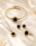 Roman Noir Four-Piece Jewelry Set