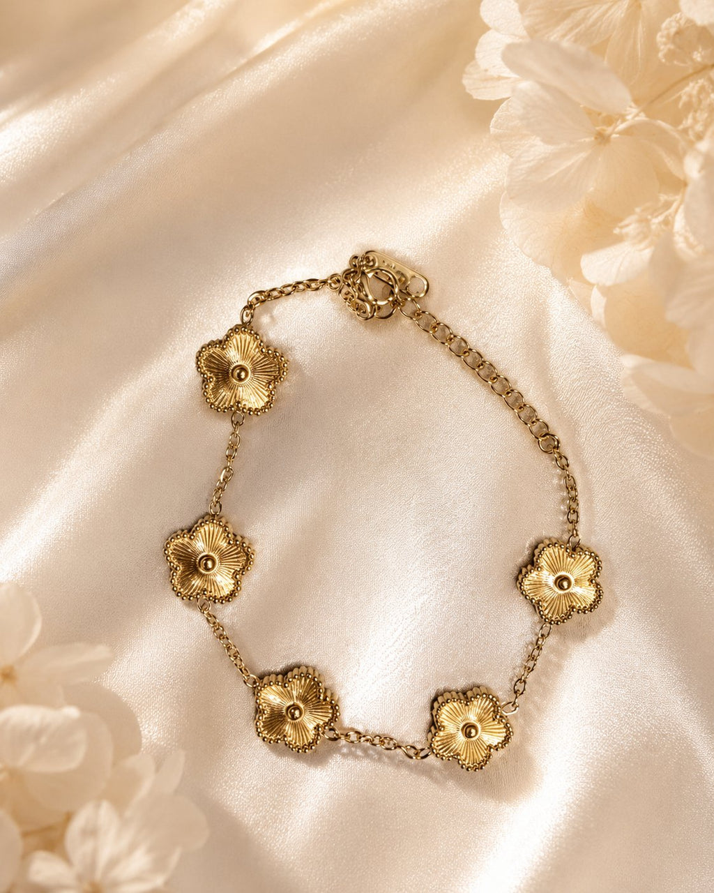 Vintage Bloom Medallion Bracelet