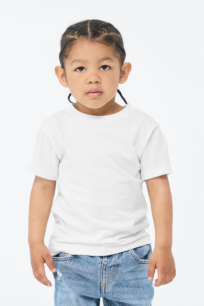 Custom Bella Canvas 3001T Toddler T-Shirt blank garment in White