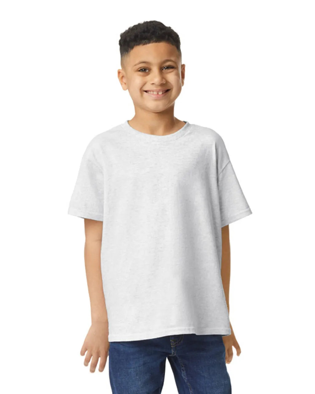 Custom Gildan 5000B Youth T-Shirt blank garment in Ash