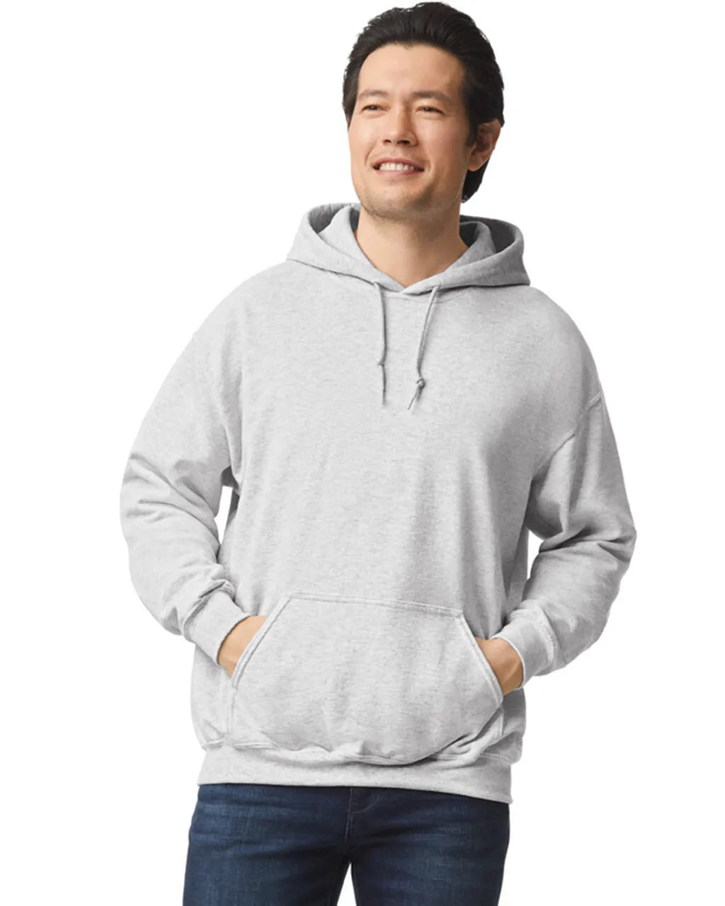 Custom Gildan 18500 Hoodies blank garment in Ash