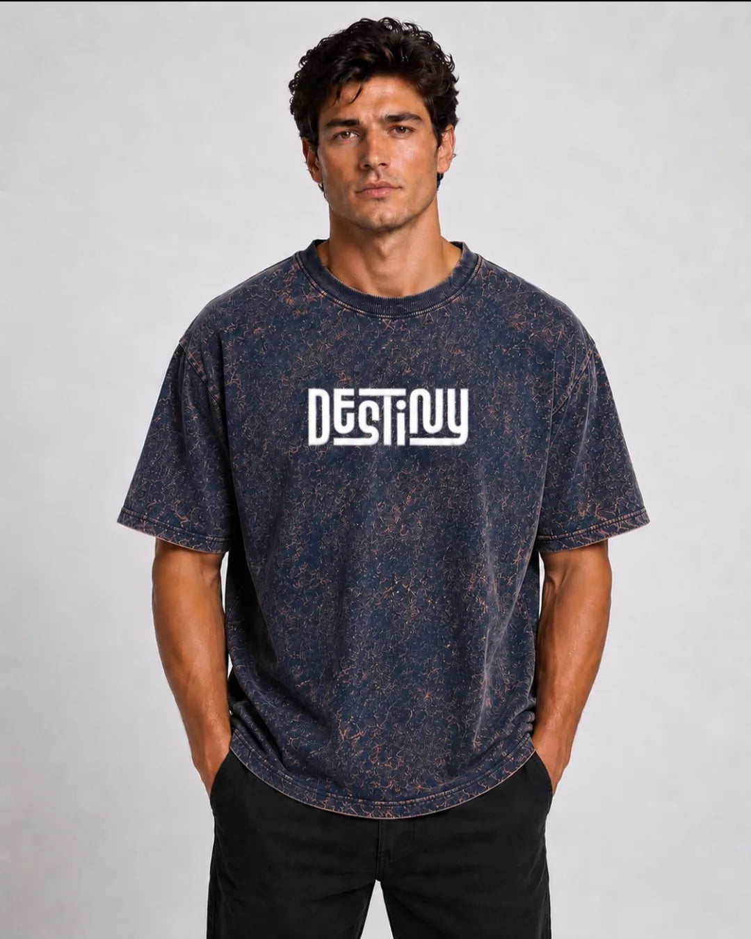 DESTINY Signature Acid-Wash T-Shirt - image 3