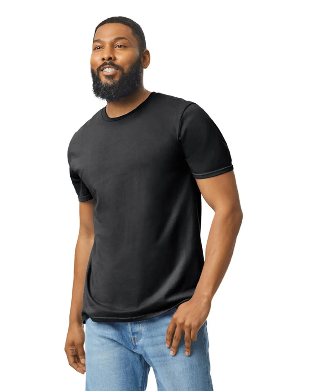 Custom Gildan 64000 T-Shirt blank garment in Black