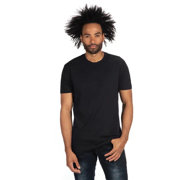 Custom Next Level 3600 T-Shirt blank garment in Black