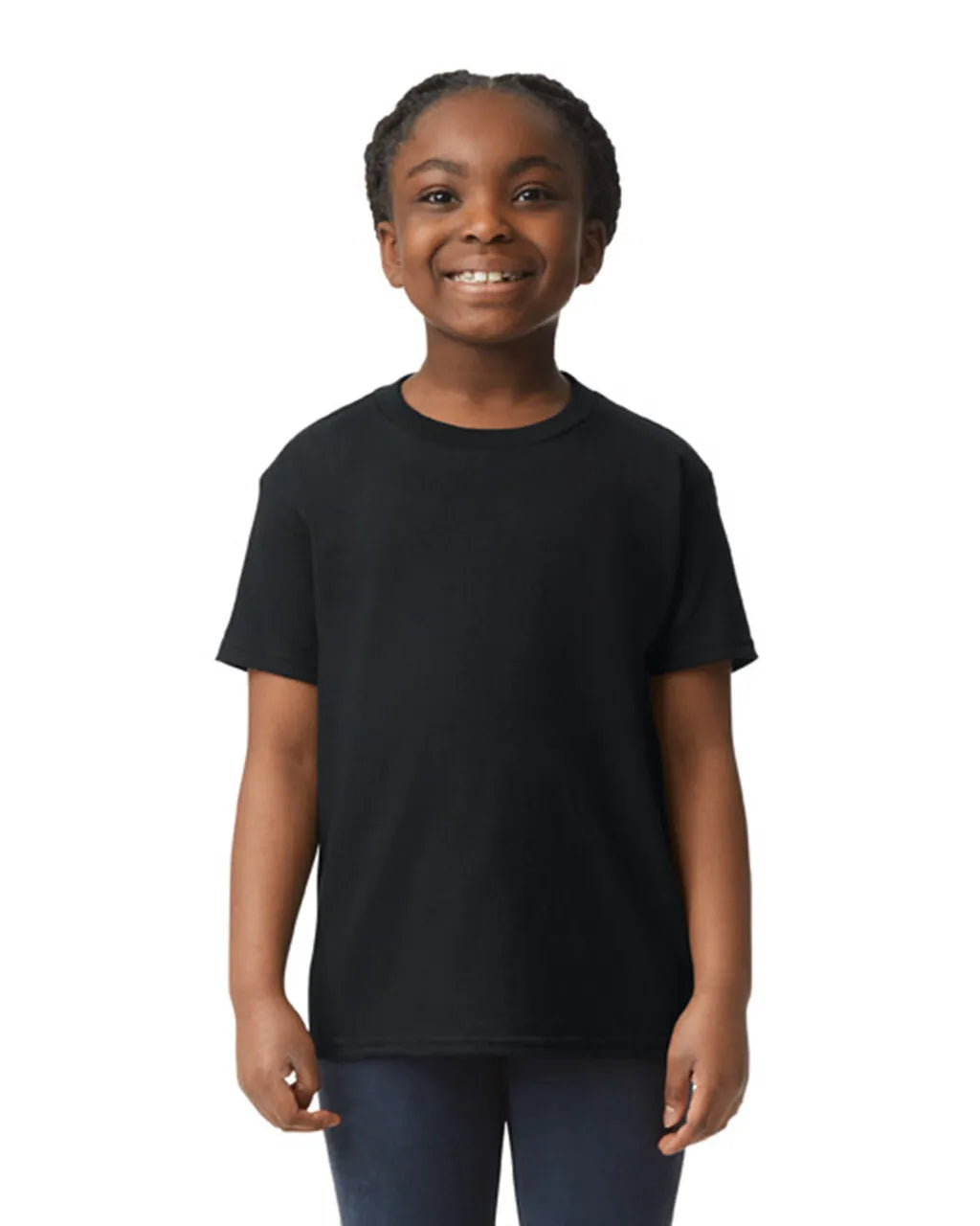 Custom Gildan 5000B Youth T-Shirt blank garment in Black