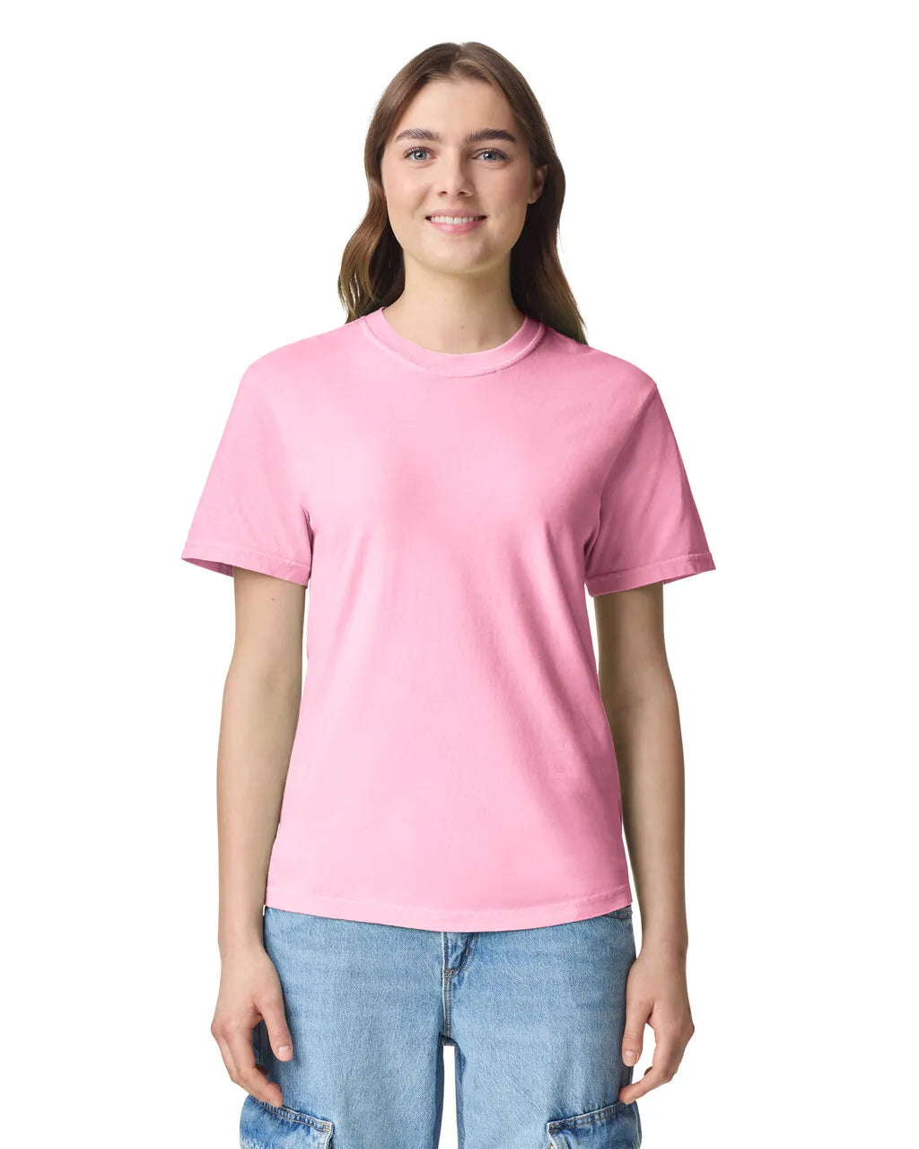 Custom Comfort Colors 1717 T-Shirt blank garment in Blossom