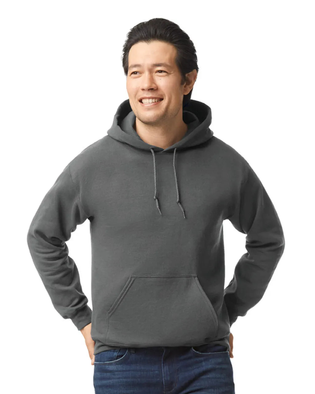 Custom Gildan 18500 Hoodies blank garment in Charcoal