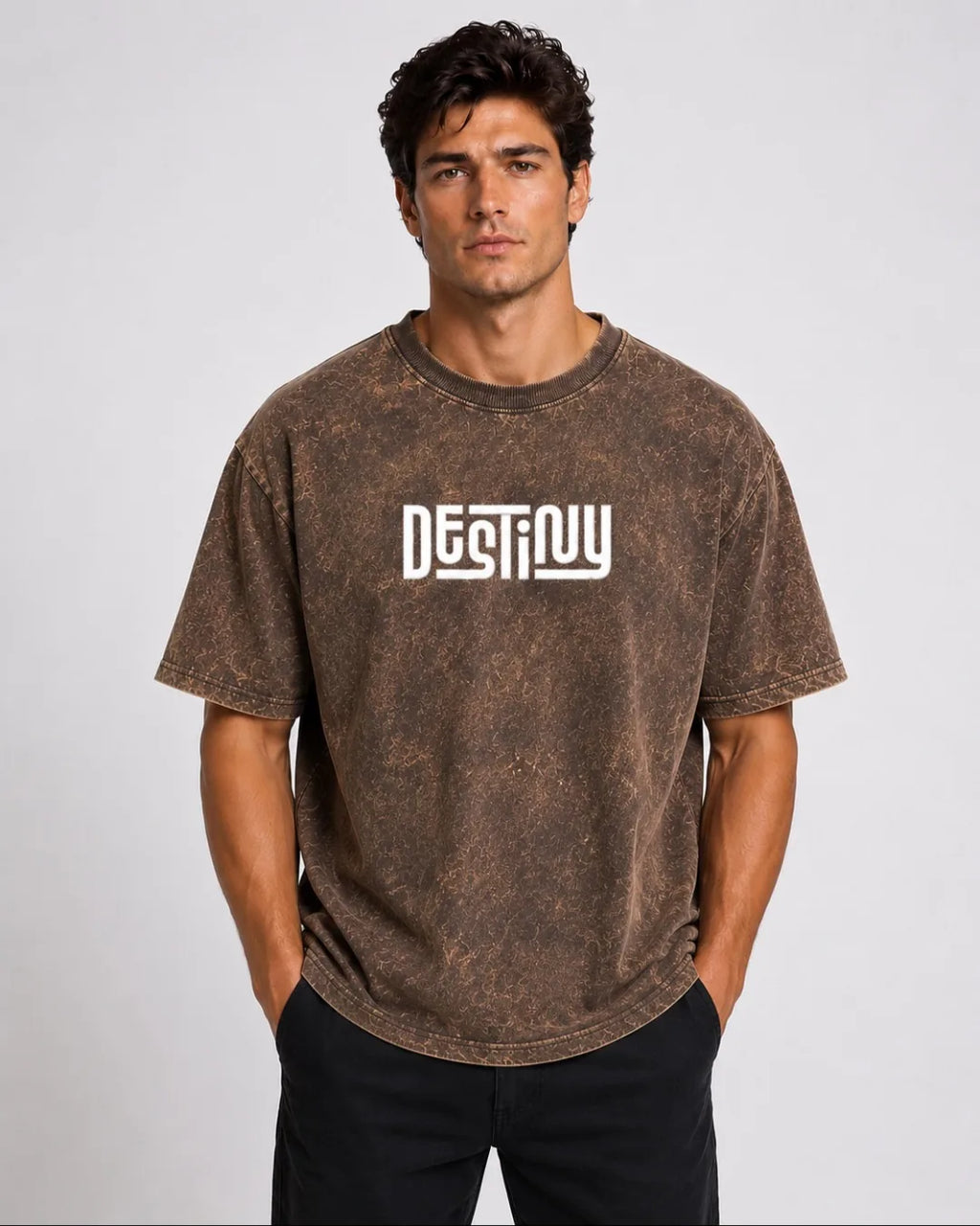 DESTINY Signature Acid-Wash T-Shirt