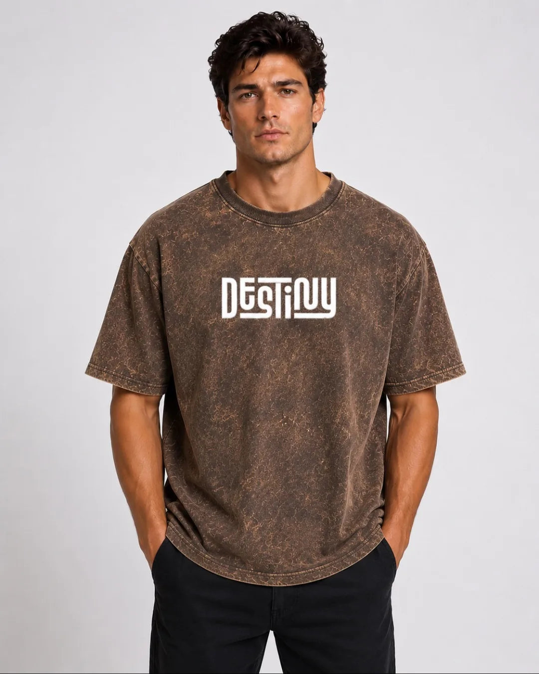 DESTINY Signature Acid-Wash T-Shirt