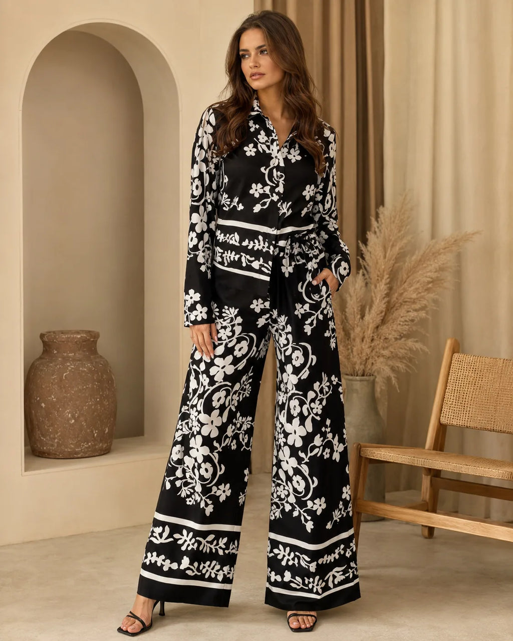Noir Amara Floral Co-Ord Set