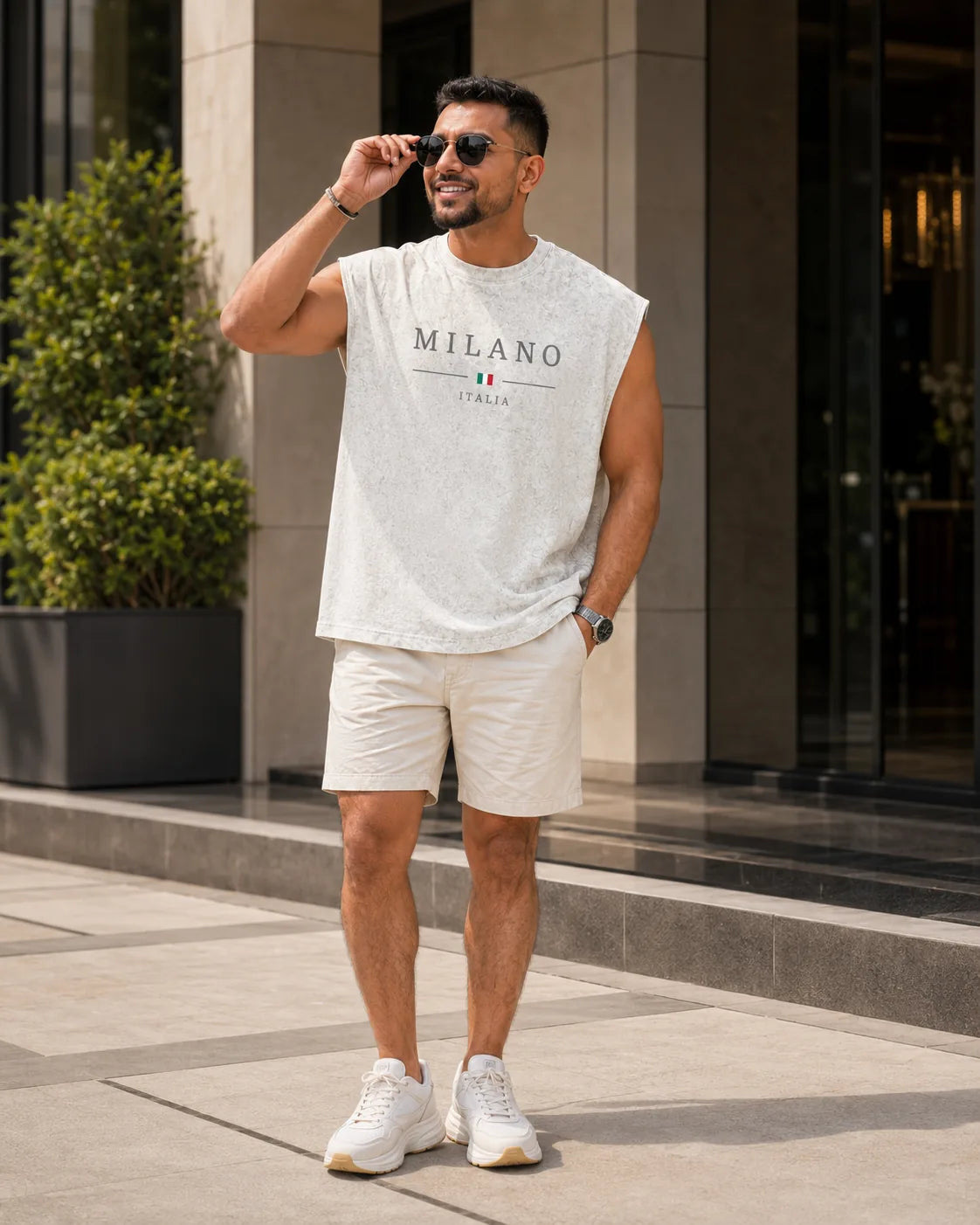 Milano Heritage Acid-Wash Sleeveless Tank - image 4