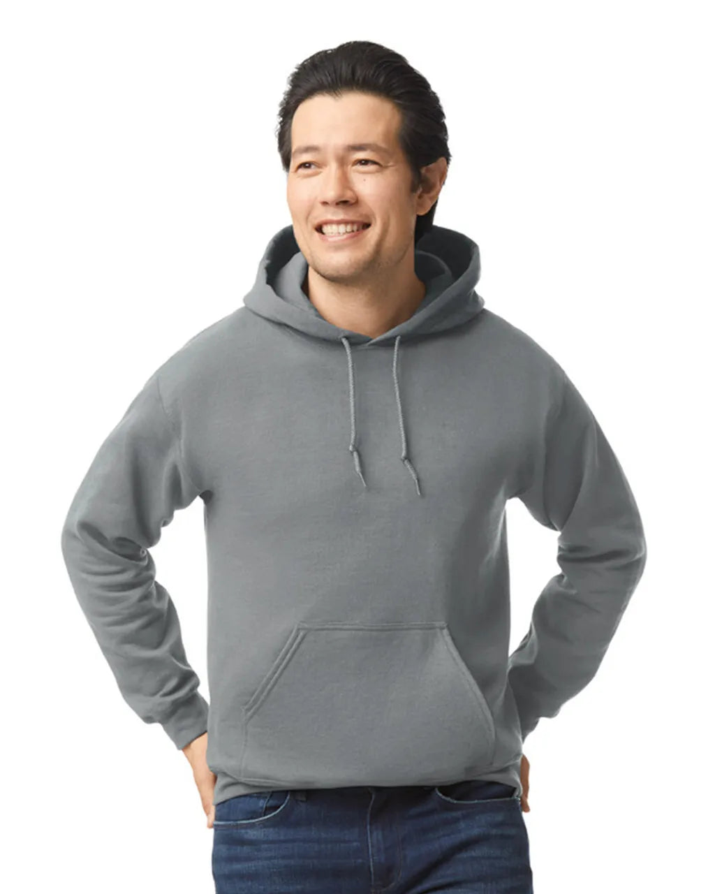 Custom Gildan 18500 Hoodies blank garment in Graphite Heather