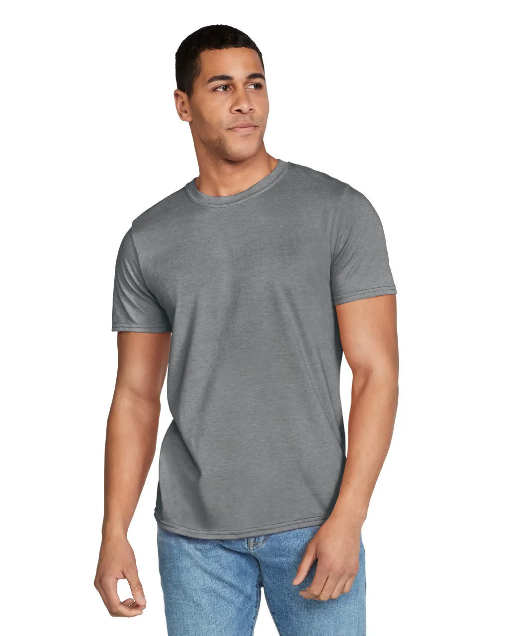 Custom Gildan 64000 T-Shirt blank garment in Graphite Heather