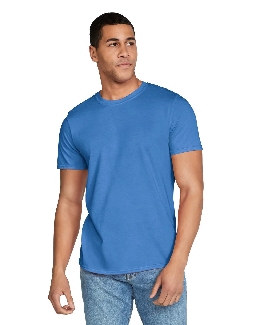 Custom Gildan 64000 T-Shirt blank garment in Heather Royal