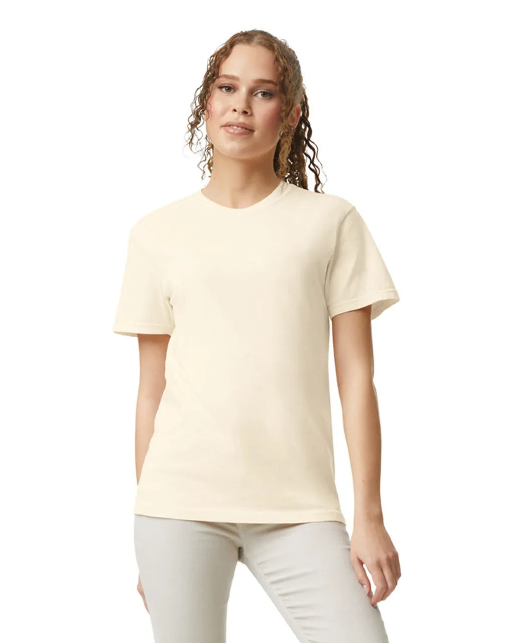 Custom Comfort Colors 1717 T-Shirt blank garment in Ivory