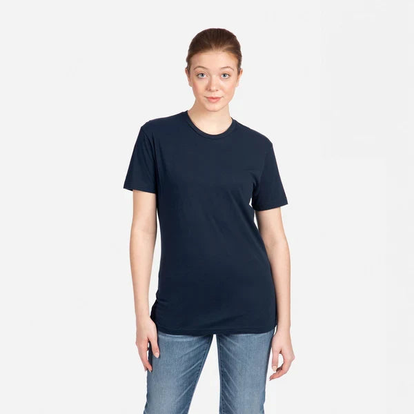 Custom Next Level 3600 T-Shirt blank garment in Midnight Navy