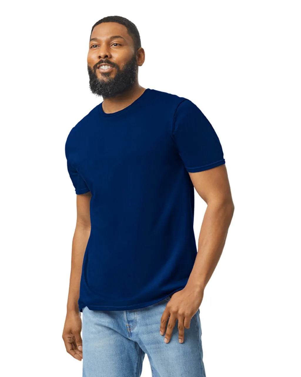 Custom Gildan 64000 T-Shirt blank garment in Navy