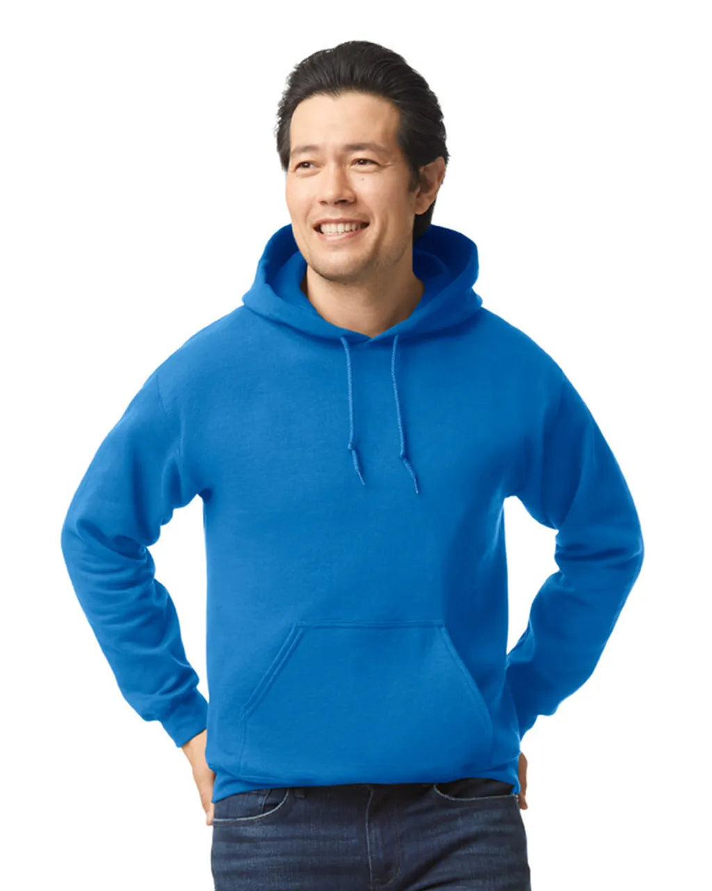 Custom Gildan 18500 Hoodies blank garment in Royal