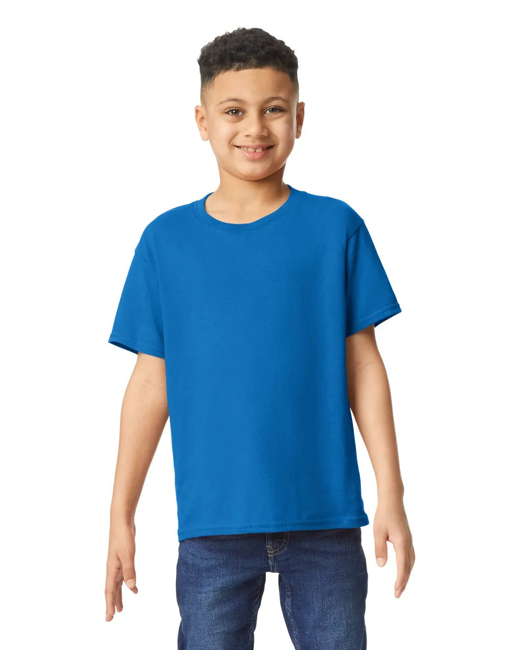 Custom Gildan 5000B Youth T-Shirt blank garment in Royal