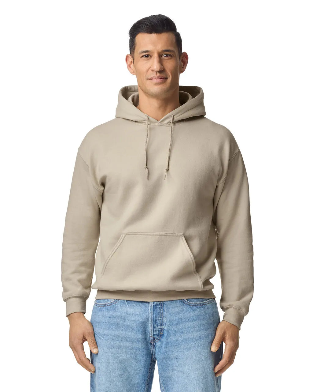 Custom Gildan 18500 Hoodies blank garment in Sand