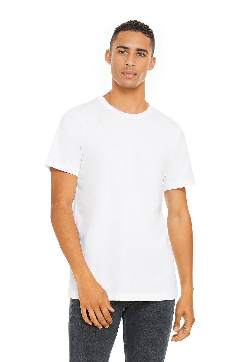 Custom Bella Canvas 3001CV blank garment in White