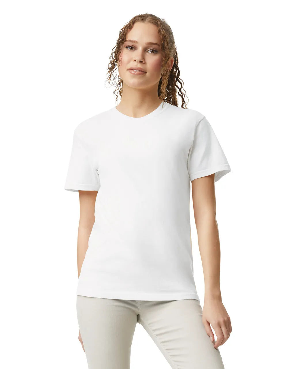 Custom Comfort Colors 1717 T-Shirt blank garment in White