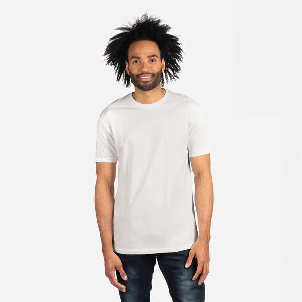 Custom Next Level 3600 T-Shirt blank garment in White