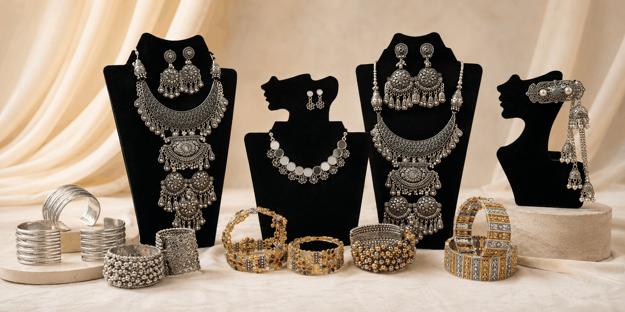 Handcrafted jewelry from Adhya Shakti